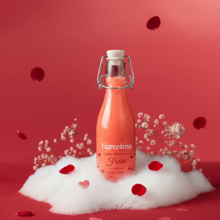 Crème moussante - Fraise 200mL