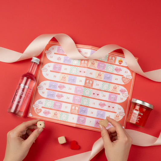 Jeu de Massages Friandise – Romantique & Gourmand