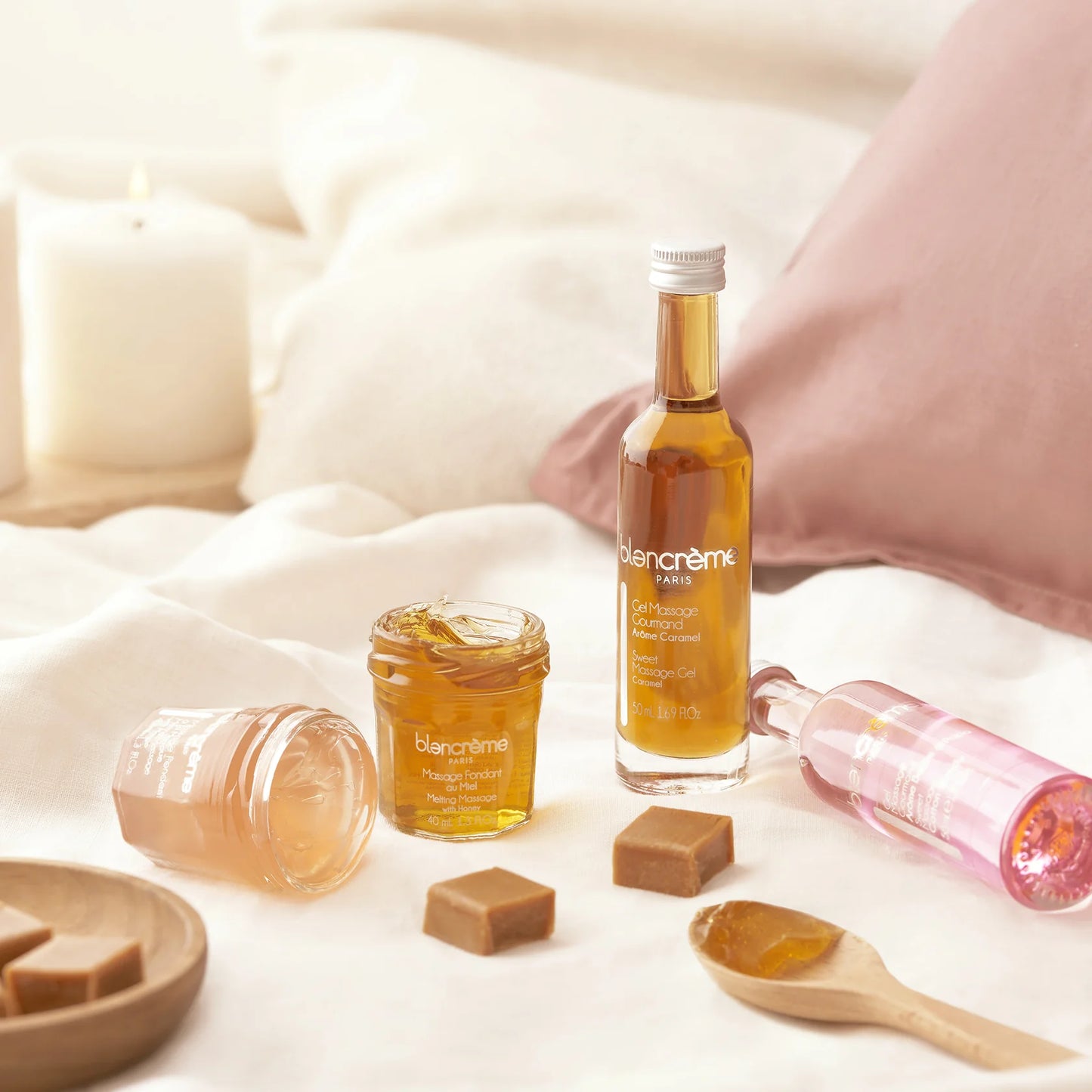 Gel massage gourmand Caramel 50mL