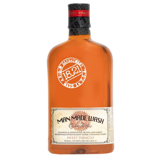 Man Made Wash 3 in 1 - Shampoing, Conditioner & Douche - Sweet Tobacco - 532ml