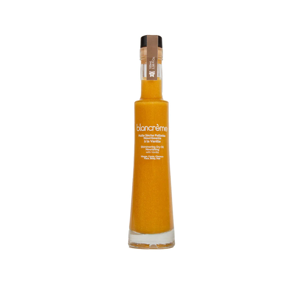 Huile sèche pailletée nourrissante - Vanille 100 mL