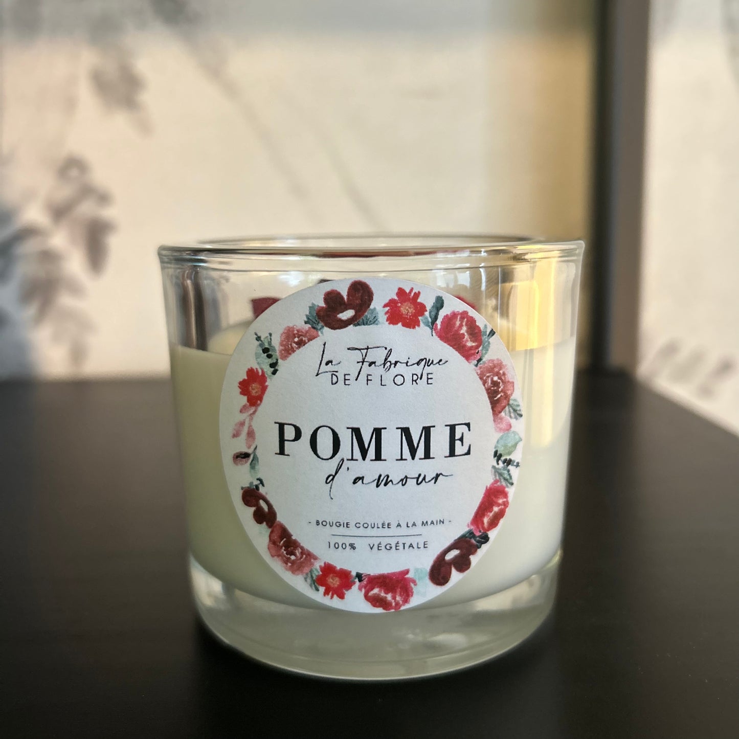 Bougies fleuries 220g