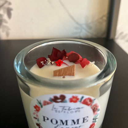 Bougies fleuries 220g