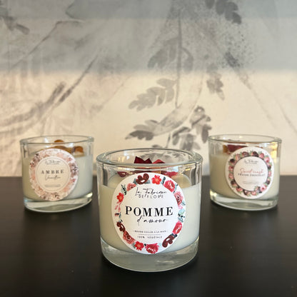 Bougies fleuries 220g