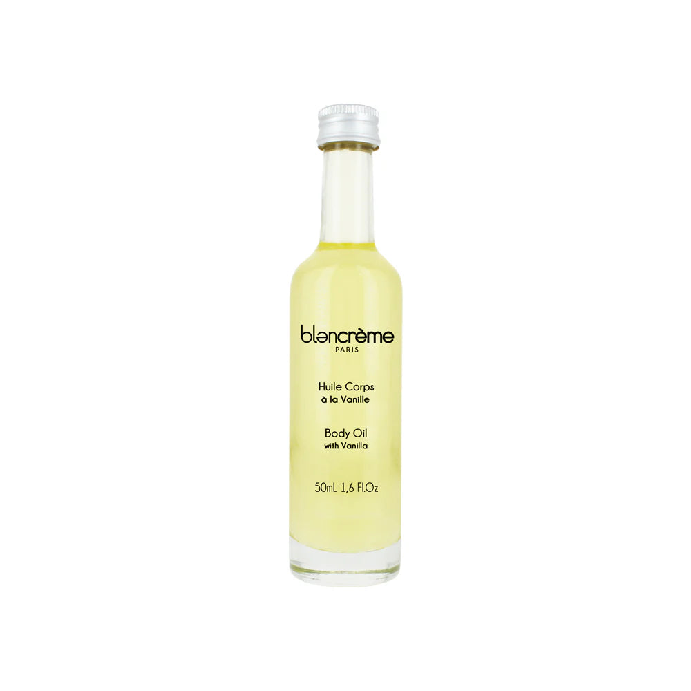 Huile corps Vanille - Bouteille verre 50mL